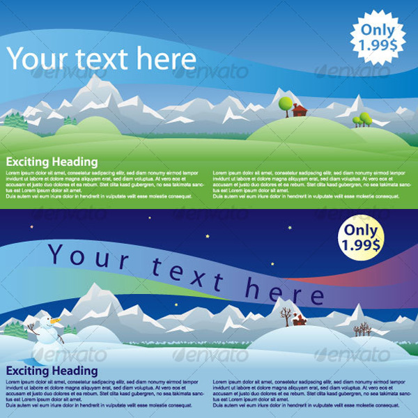 winter roundup from GraphicRiver