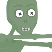 Create a Cheeky Zombie with Basic Shapes and the Shape Builder Tool