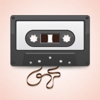 Cómo crear una ilustración vectorial de una cinta de casete