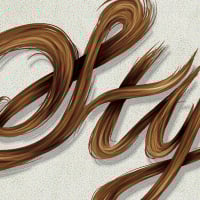 Create a Stylish, Vector Hair Typography Illustration