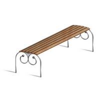How to Illustrate a Vector, Street Bench