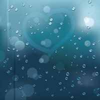 Cómo crear un fondo vectorial de ventana con gotas de lluvia