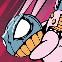 Wie kann man einen Killer Chainsaw Bunny Charakter erstellen?