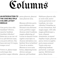 An Introduction to the CSS3 Multiple Column Layout Module