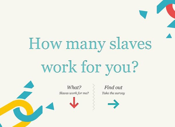 SlaveryFootprintorg faces a challenge in presenting emotionally charged content in a non-alienating way