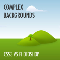 CSS3 vs. Photoshop: Complex Backgrounds
