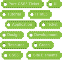 Quick Tip: Create Pure CSS3 Ticket-Like Tags