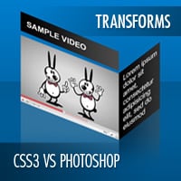 CSS3 vs Photoshop: Transforms
