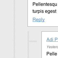 Styling Simple Nested Comments with CSS