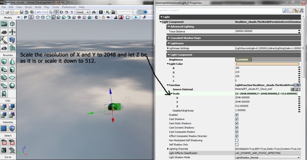 Tutorial Dynamic Cloud Shadows in UDK
