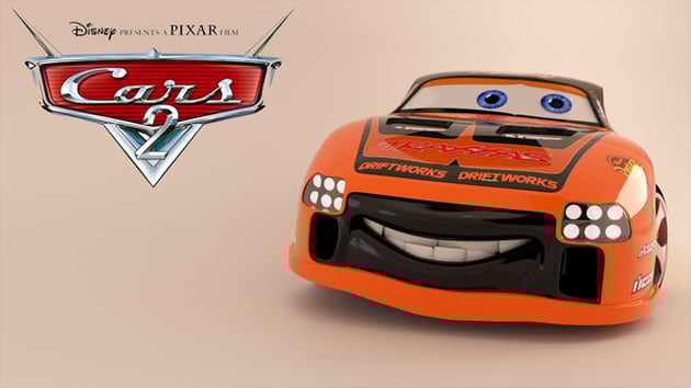Free 3D Model From Pixar's Cars 2