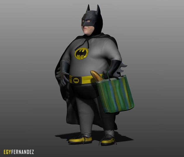 Cgtuts+ 3d cg Juan Carlos Batman critique