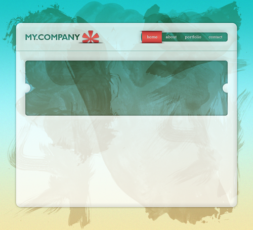 Create a Grungy, Translucent Web Portfolio Design | Envato Tuts+