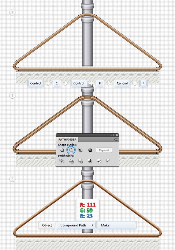 How to Create a Detailed Flag Stand Illustration in Adobe Illustrator ...