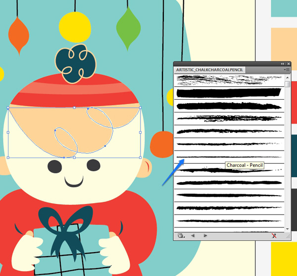 Creating a christmas card in illustrator