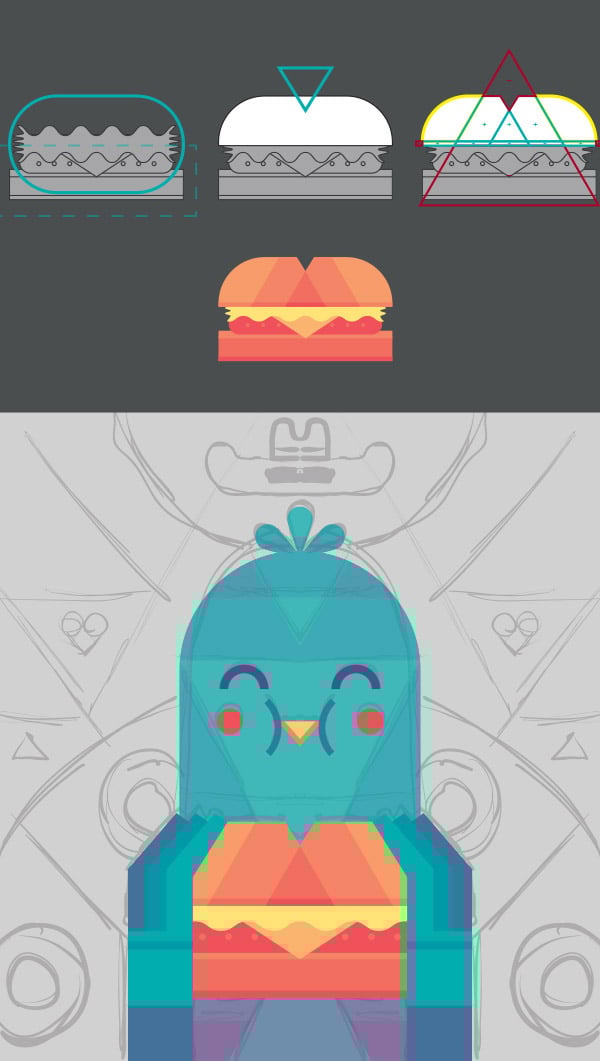 Create A Cute Bird With Geometric Shapes In Adobe Illustrator Envato