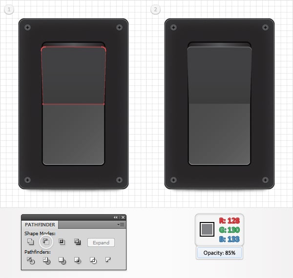 Quick Tip: How to Create an On and Off Button in Adobe Illustrator ...