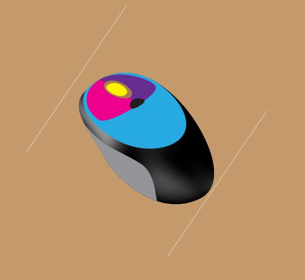 Create a Cordless Mouse and Pad with Vector Textures using Adobe ...
