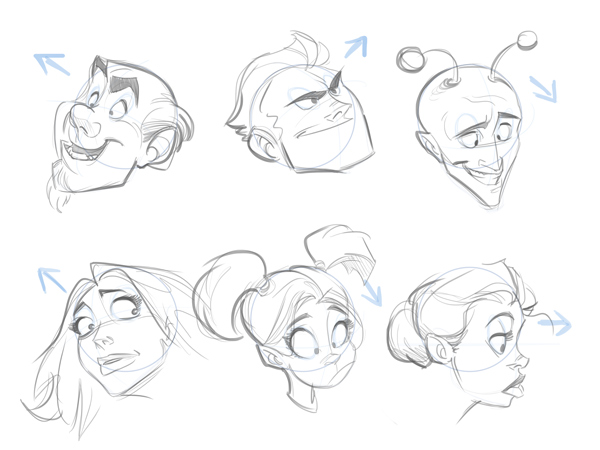 Cartoon Fundamentals How To Draw A Cartoon Face Correctly Envato Tuts 